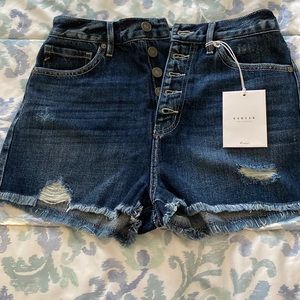 Womens KanCan High Rise Shorts
